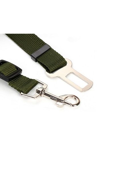 OEM Car Seat Belt Leash, For Dogs And Cats, 80 Cm, Dark Green