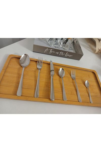 SEFHOME Fork, Spoon Set 36 Pieces Steel