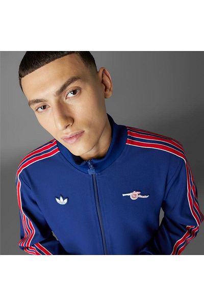 adidas Men's Blue Jacket Afc Icon Tt Jf0544