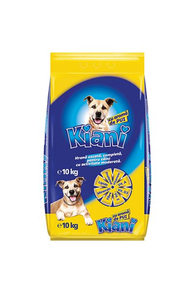 KİANİ Hrană uscată cu aromă de pui, mărime M/L, 10 kg, Kiani