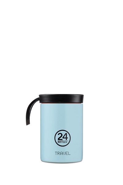24Bottles Kids' Snack Cups - Powder Blue - 350ml