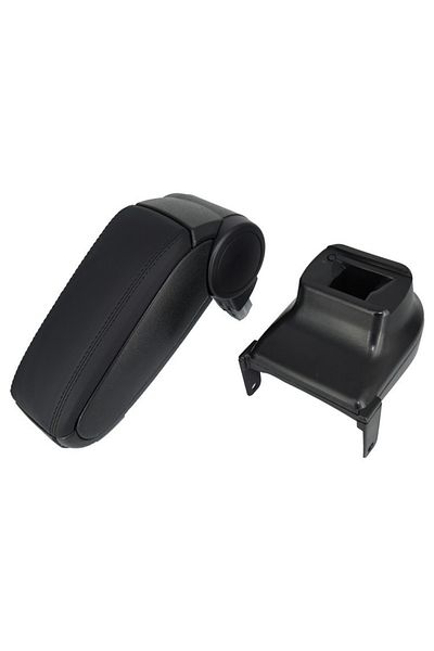 CED AUTO TRADE Car Armrest Renault Clio Iv 2012-2019, Black Textile Material
