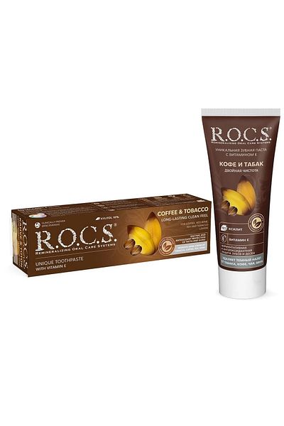 R.O.C.S. R.O.C.S. Coffee & Tobacco Toothpaste (60ml)