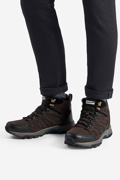 Hunter men hiking shoes 5903419687808 Brown