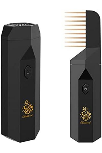 ALMEKAQUZ Portable Electric Bakhoor, Rechargeable Burner, USB Aroma Diffuser Electric Arabic Incense