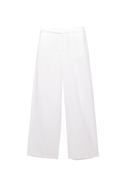 Pull & Bear Rustic trousers with crossover waist