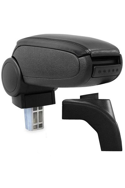 CED AUTO TRADE Car armrest VW GOLF V 2003-2008 Black, Imitation leather