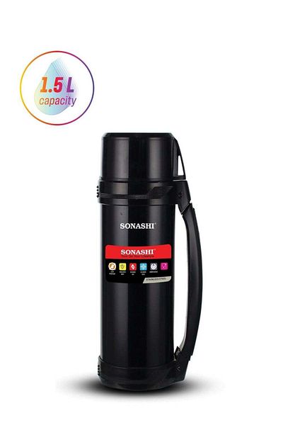 sonashi 1.5L Vacuum Flask for Hot And Cold Beverages