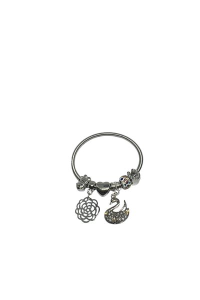 OEM Bratara dama, aliaj, elastica, design lebada