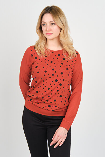 Sistas Жіноча блуза з довгими рукавами та коміром-стійкою 24583 Кереміт