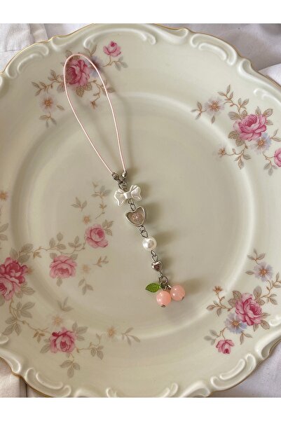 bettymettys Soft Pembe Cam Kiraz Boncuklu Fairycore Coquette Telefon Çanta Ak...