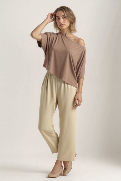 Vitrin Μπλούζα με λαιμόκοψη Modal Casual
