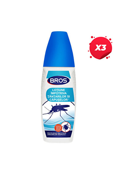 bros X3 - BROS LOTIUNE IMPOTRIVA TANTARILOR SI CAPUSELOR 100ML 001