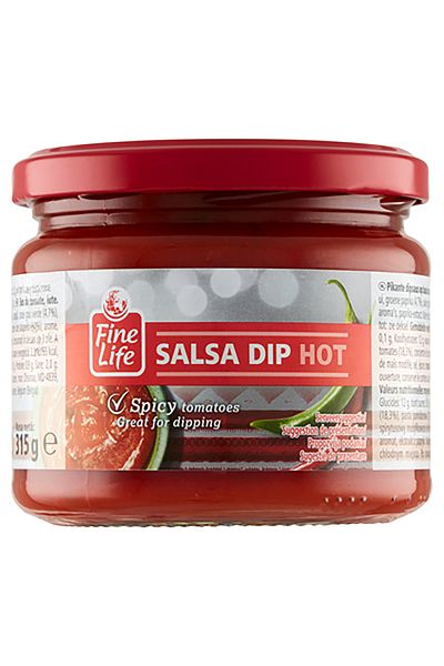 Fine Life Dip Salsa Hot Fine Life, 315 g