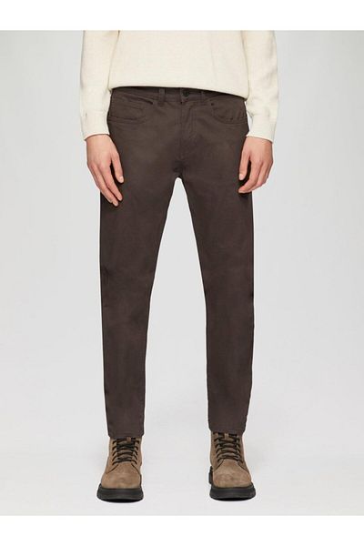 s.Oliver Men's Pants, Mauro Mid-rise, Regular Fit, Straight Leg, , Brown