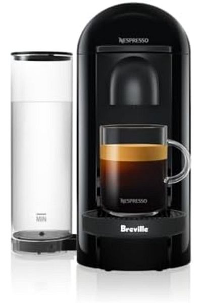 Nespresso Vertuo Plus Coffee and Espresso Maker by Breville, Ink Black
