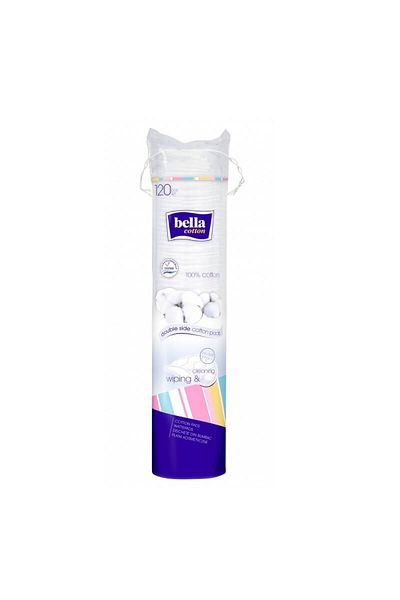 Bella 100% Cotton Cleansing Pads, Bella, 120 pieces