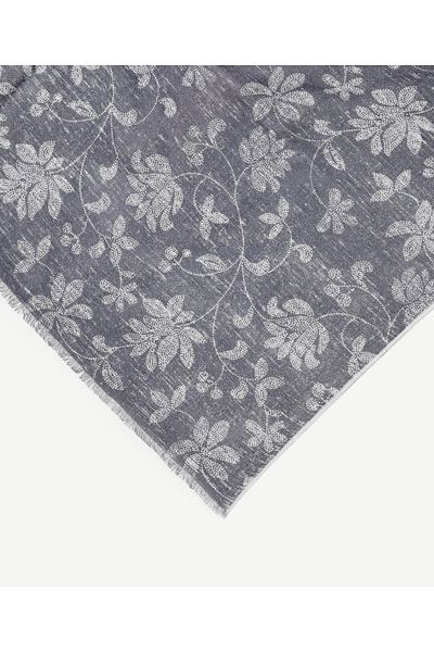 Yargıcı Linen Blend Floral Shawl