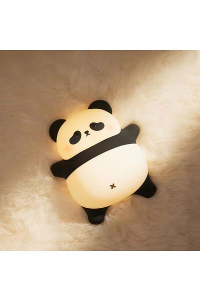 COOYA Panda Night Light, Cute Shape, LED Soft Light, 3 Levels of Dimmable Light, Suitable for Bedside