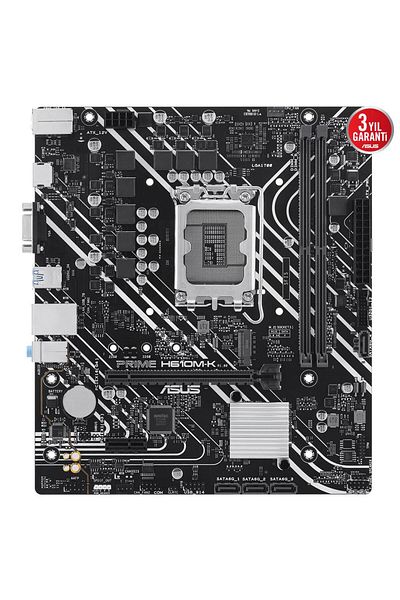 ASUS PRIME H610M-K DDR5 5600Mhz HDMI VGA mATX 1700
