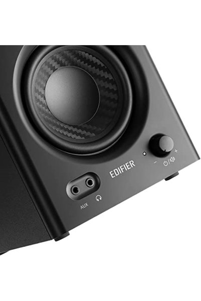 Edifier Edifier MR4 Studio Monitor Speaker,RCA/AUX unbalanced In,TRS Balanced In, Black
