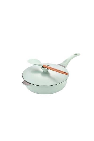 Zass 4-piece Gourmet Zg-acs 07 Multifunctional Frying Pan, Non-stick, Ceramic Coating, Green