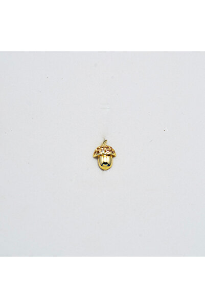 Piercing by Sever Palamut Çelik Piercing… Altın/Gold Renkli ve Şeffaf Taşlı (...