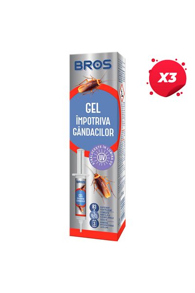 bros X3 - BROS GEL INSECTICID IMPOTRIVA GANDACILOR 20ML 1846