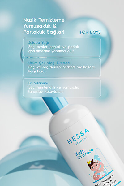 Hessa Nazik Temizleme-yumuşaklık Erkek Çocuk Şampuanı