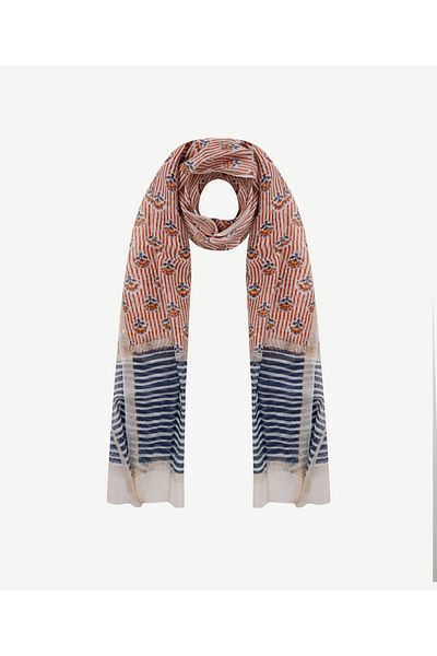 Yargıcı Silk Blended Floral Pattern Shawl