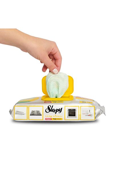 Sleepy Surface Cleaning Towel with Oil Degreasing Detergent Additive 30 Sheets Sleepy