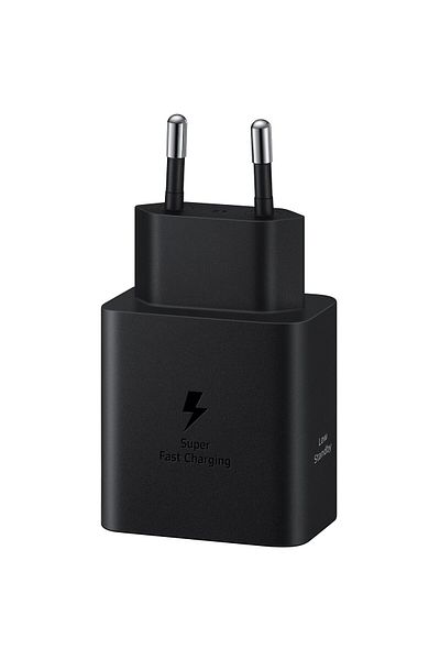 Samsung Incarcator retea Samsung cu Cablu Super Fast Charger 45W , USB Type-C, cablu Type-C (5A), Black