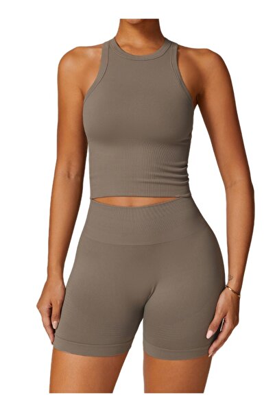 KAWN YOGA Womens Sleeveless Athletic Tank Top