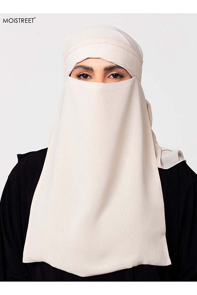 MOiSTREET Niqab Wool Chiffon