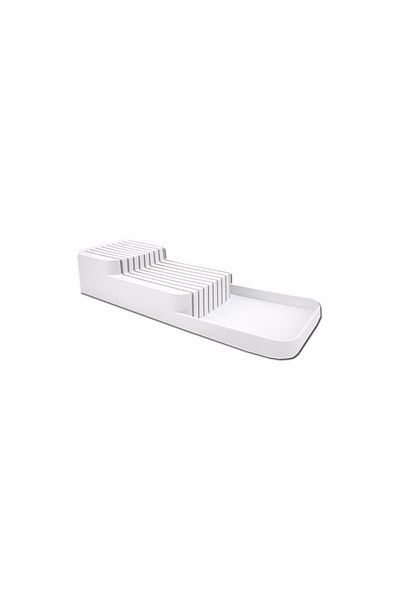 devigo Organizator alb pentru cuțite pentru sertar