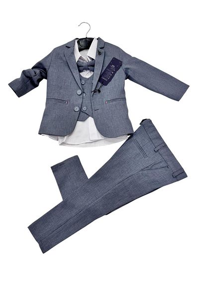Terry Boy's Tuxedo Suit with Coat: Dress, Pants, Waistcoat, Shirt and Bowtie