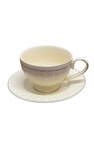 JOVY Porcelain Cup And Saucer Set, Luna, 200 ml