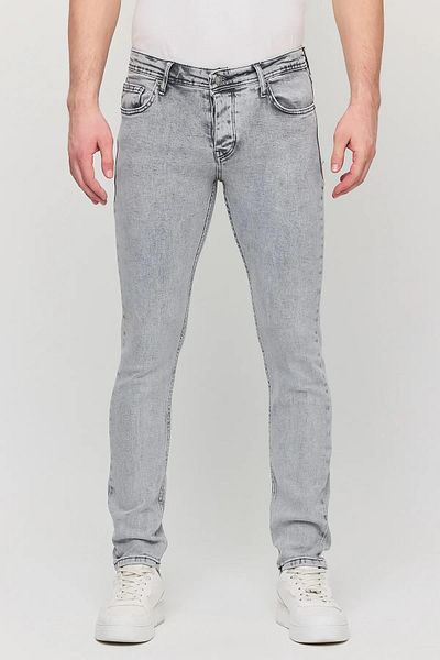 CLASSİCS MEN Black Wood Men's Slim Fit Jean Trousers