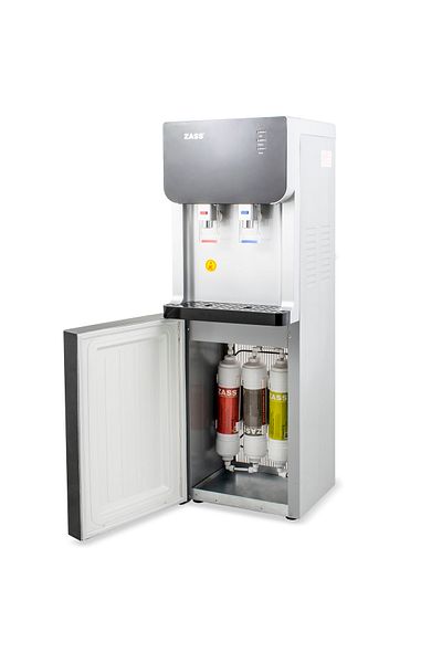 Zass Water Dispenser With Water Filtration System Zwd 08 Wf, Hot Water/cold Water Compressor Cooling