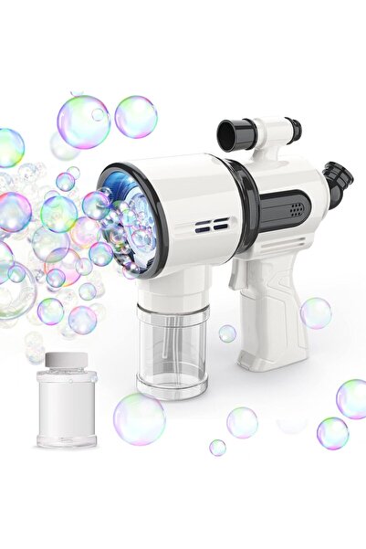 MAAS لعبة فقاعات تلسكوبية للأطفال مع منفاخ فقاعات أوتوماتيكي مع زجاجتين فقاعا...