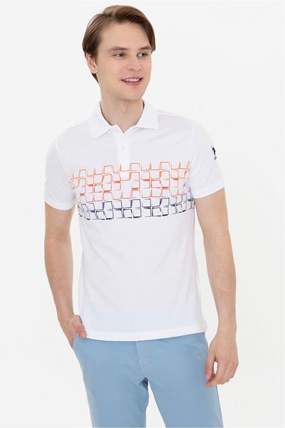 U.S. Polo Assn. Ανδρικό μπλουζάκι με λαιμόκοψη Navy Blue Polo