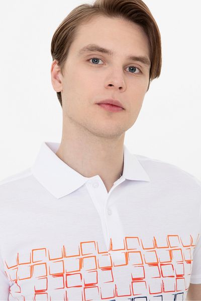 U.S. Polo Assn. Ανδρικό μπλουζάκι με λαιμόκοψη Navy Blue Polo