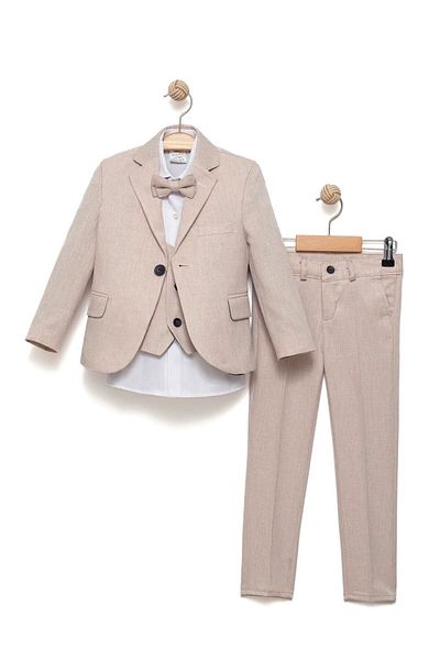 Terry Boy's Tuxedo Suit with Jacket / Jacket, Pants, Waistcoat, Shirt and Bowtie