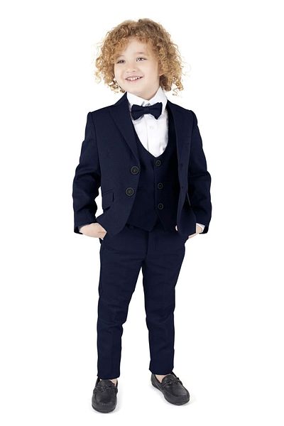 Terry Boy's Tuxedo Suit with Jacket / Jacket, Pants, Waistcoat, Shirt and Bowtie