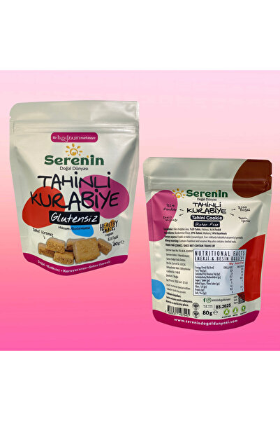 Serenin Doğal Dünyası Tahinli Kurabiye Glutensiz Doğal Sağlıklı Atıştırmalık ...
