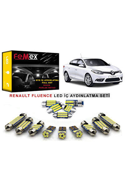 FEMEX Renault Fluence LED İç Aydınlatma Ampul Seti FEMEX Parlak Beyaz Led