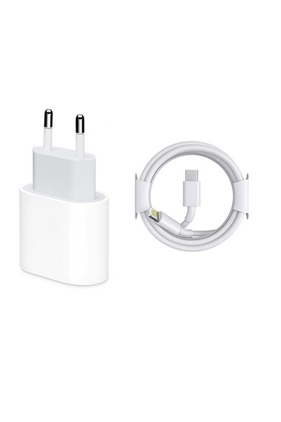 BOEM Încărcător compatibil cu iPhone, cu cablu de date, Type-C, încărcare rapidă 20W