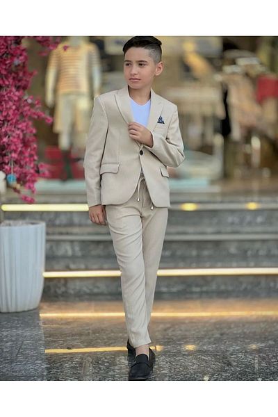 Terry Boy's Seersucker with Jacket Sport Suit/ Show /Special Occasion/ Graduation Sport Suit