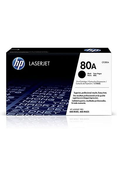 HP HP 80A Black LaserJet Toner Cartridge
