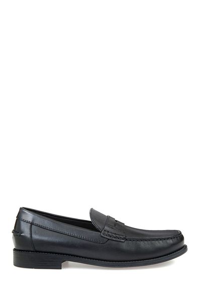 Geox Black Damon Leather Men's Loafer - U641zb00043c9999